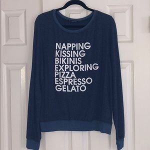 NWOT Wildfox Sweatshirt/Sweater, Large